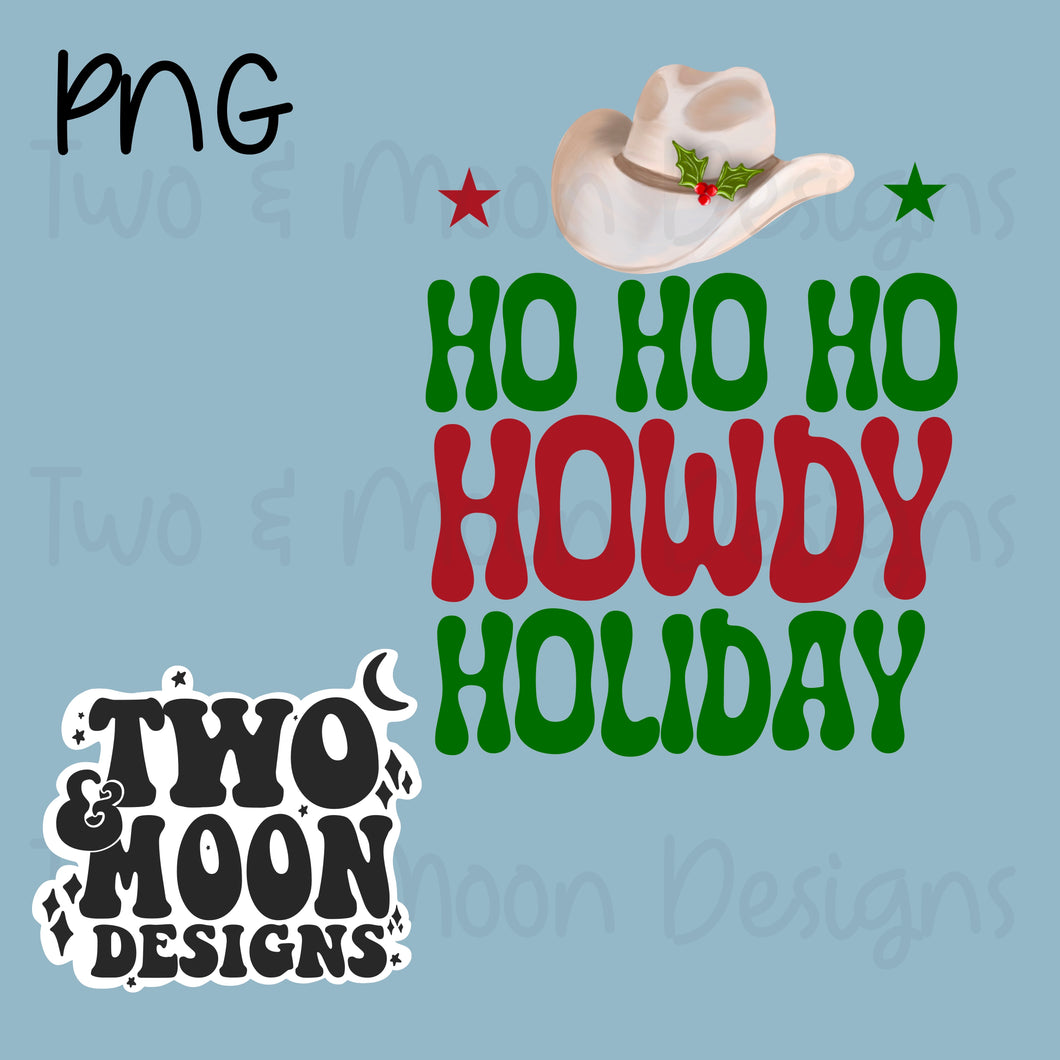 Ho Ho Ho howdy holiday png