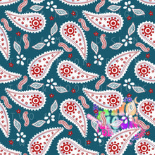 Load image into Gallery viewer, Patriotic Paisleys
