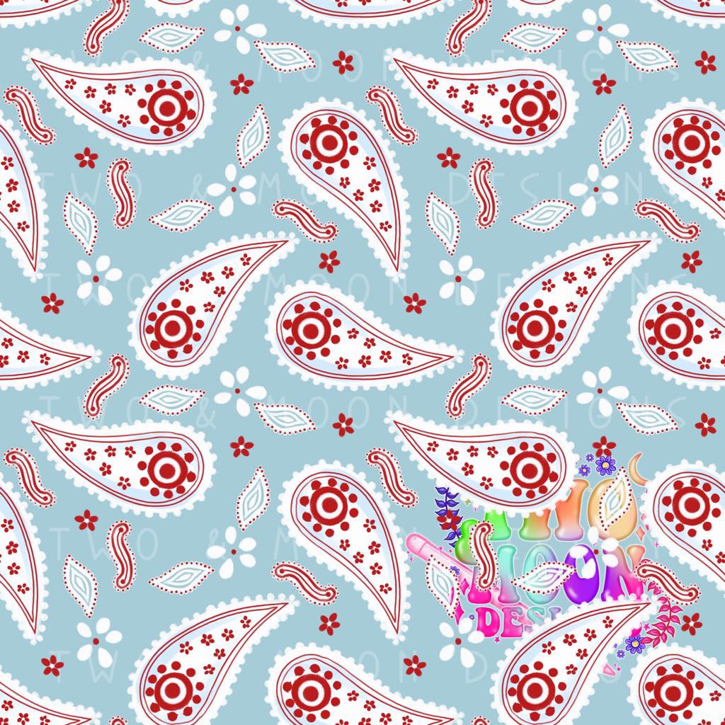 Patriotic Paisleys