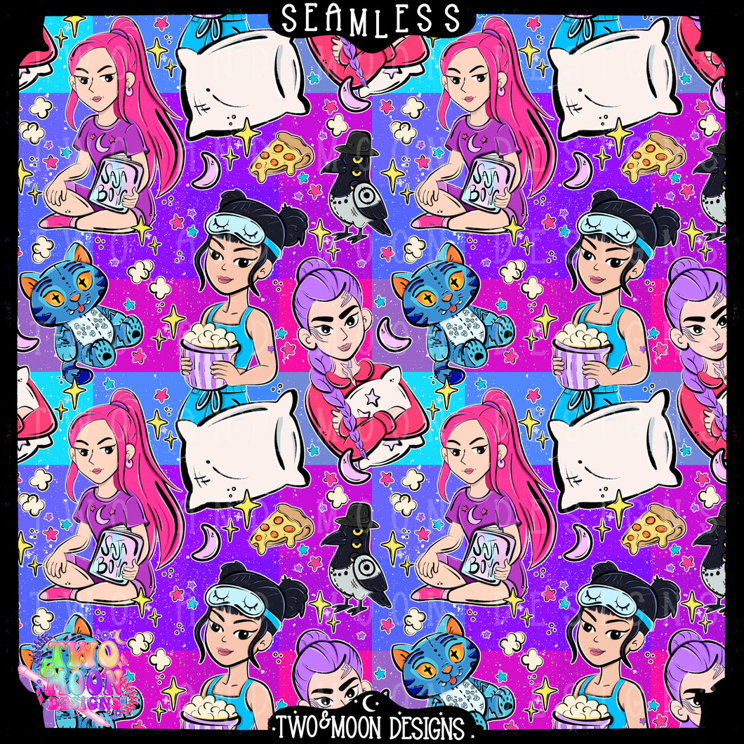 Huntrix slumber party!