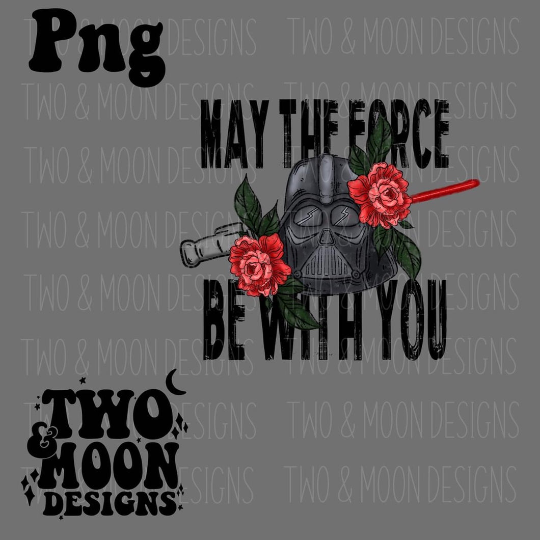 darth floral PNG