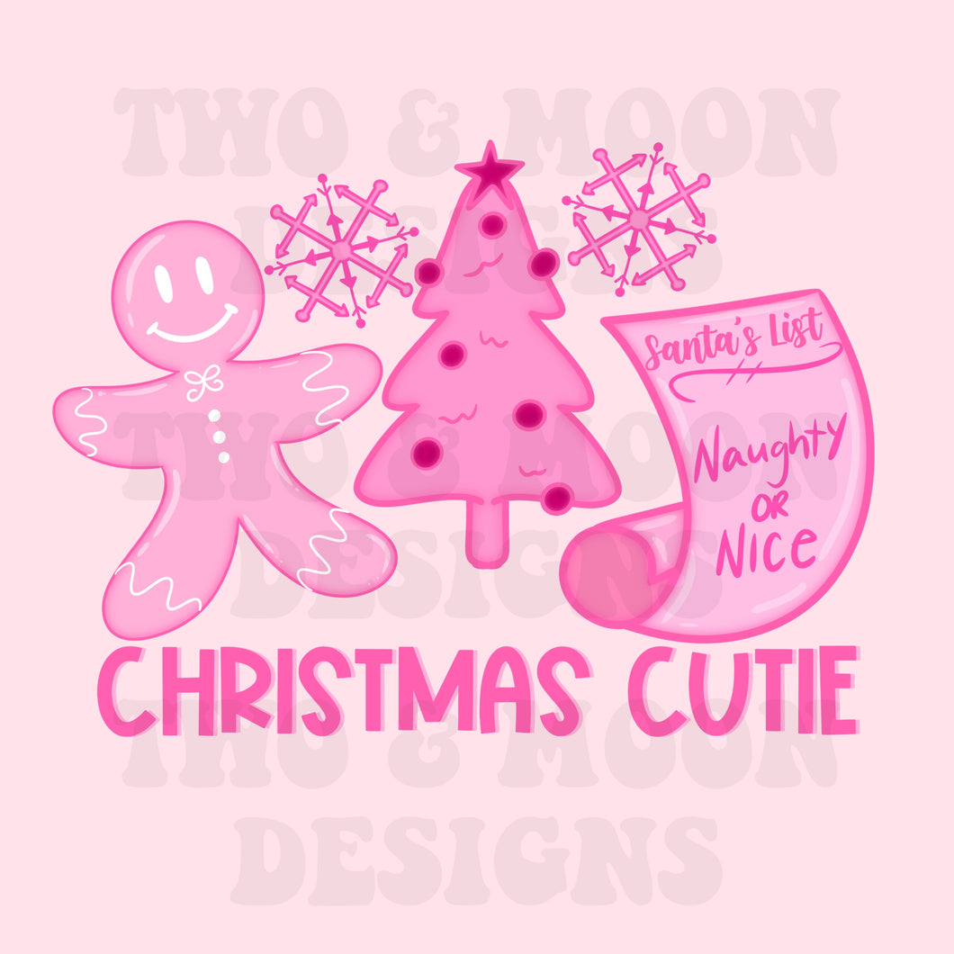 SIBLING CHRISTMAS pink png