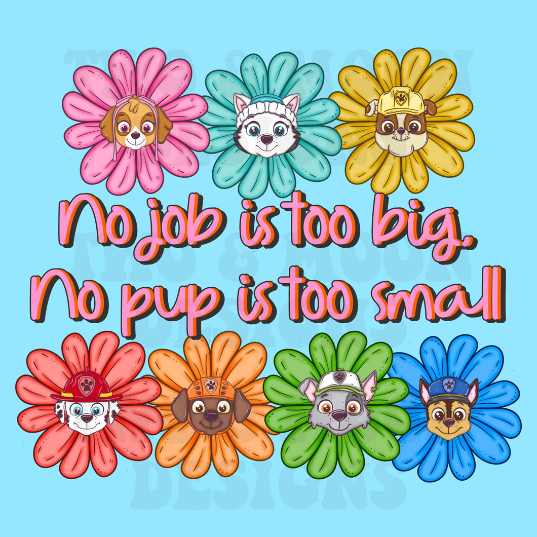 No pup too small png