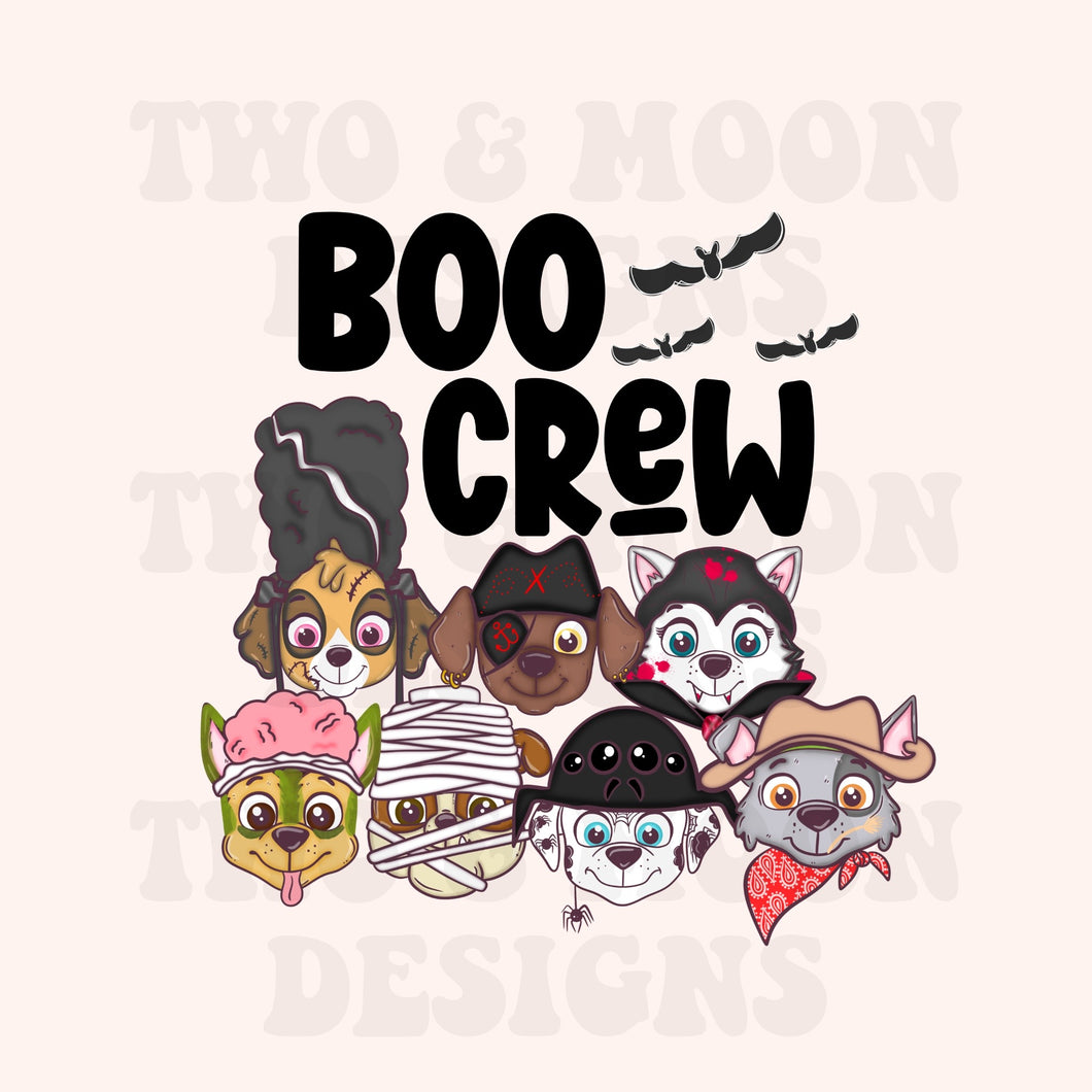 Spooky Pups boo crew png