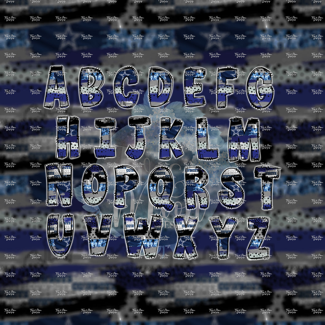 COWBOYS FOOTBALL ALPHABET