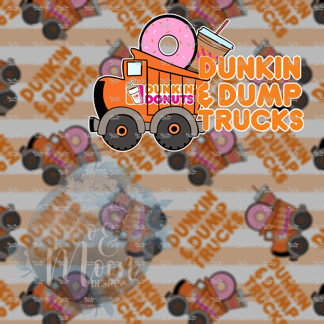 DUNKIN AND DUMPTRUCKS PNG