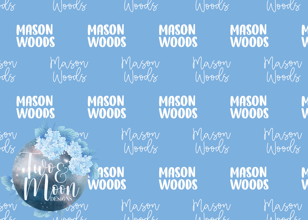 MASON WOODS CUSTOM NAME FILE