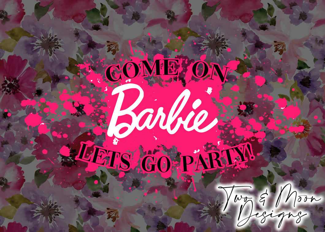 PARTY BARBIE PNG