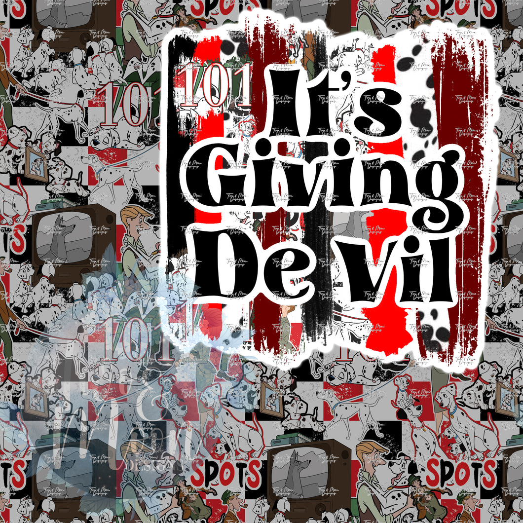 IT'S GIVING DEVIL